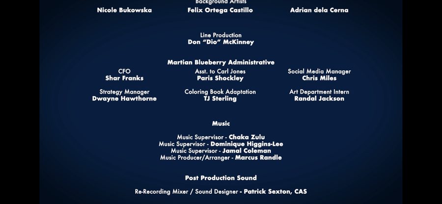 The League of Black & Unlimited Dads — production credits, coloring book adaptation by TJ Sterling