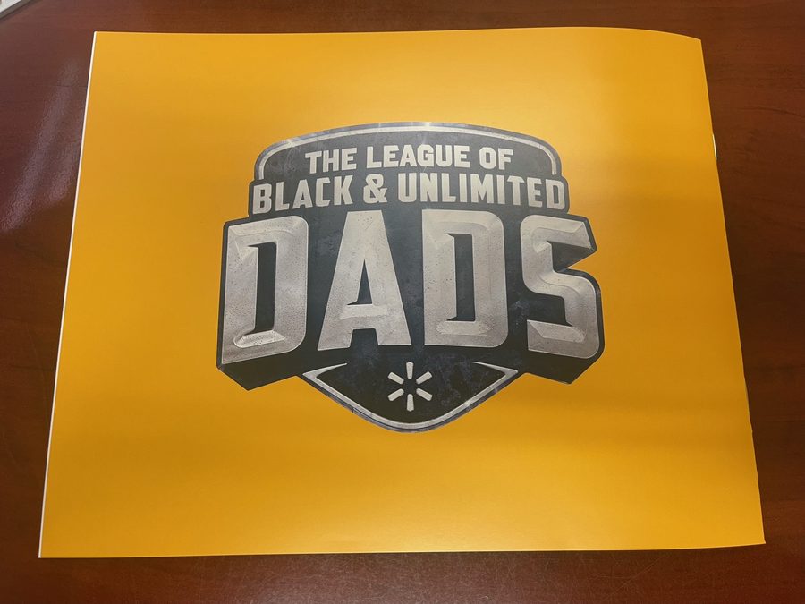The League of Black & Unlimited Dads — embossed logo page