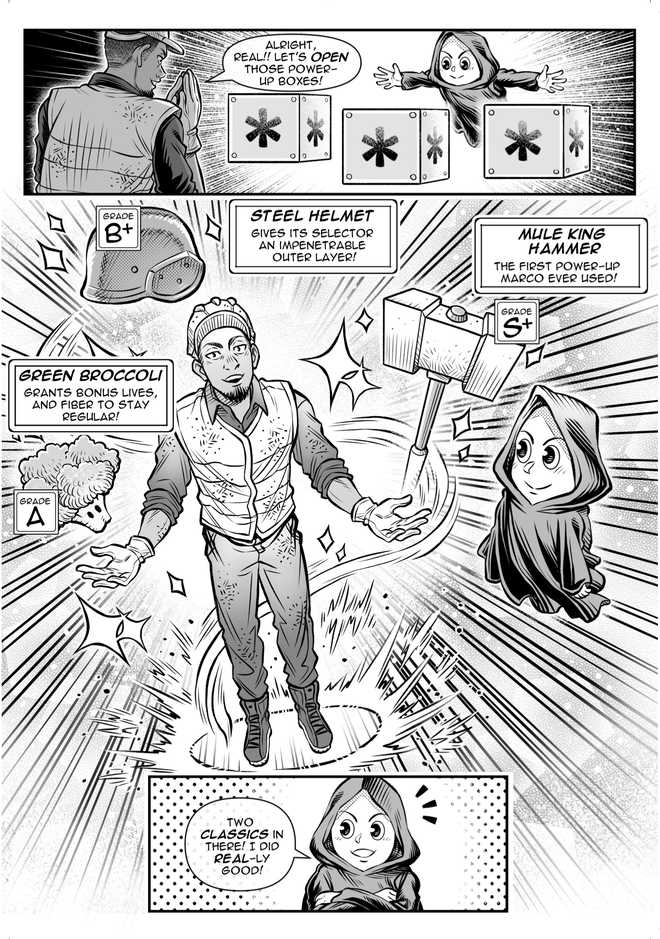 New Game Plus Vol. 1 — interior page